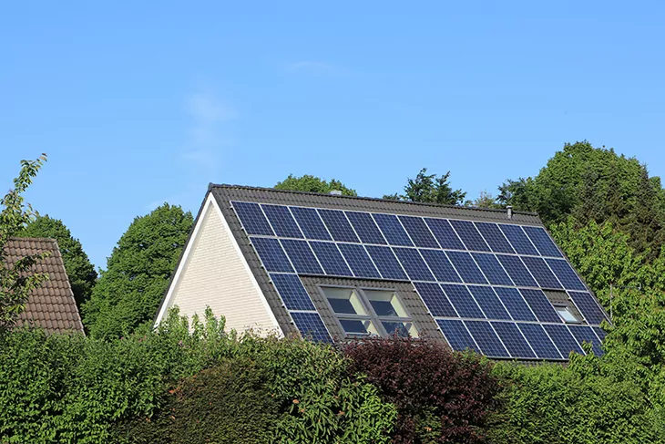 Verschattung der Photovoltaik-Module sollte berücksichtigt werden