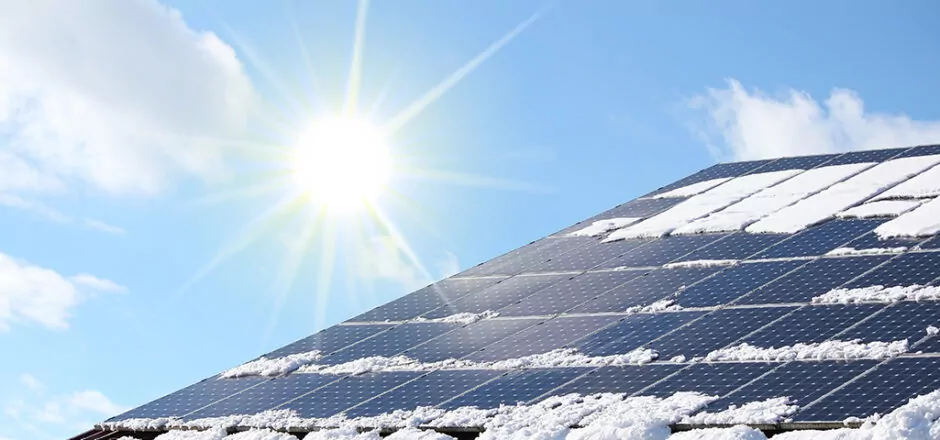Wie gut funktioniert eine Photovoltaikanlage im Winter?