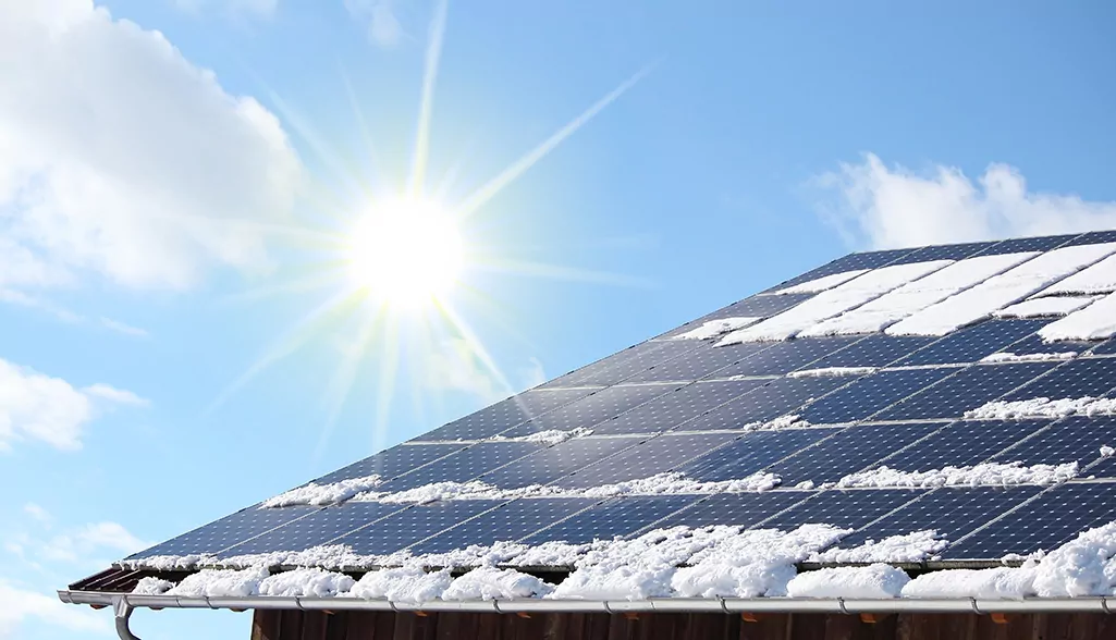 Wie gut funktioniert eine Photovoltaikanlage im Winter?