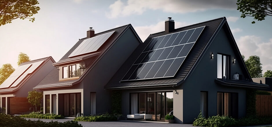 Solarplatten zur Produktion von Strom Solarplatten zur Produktion von Strom