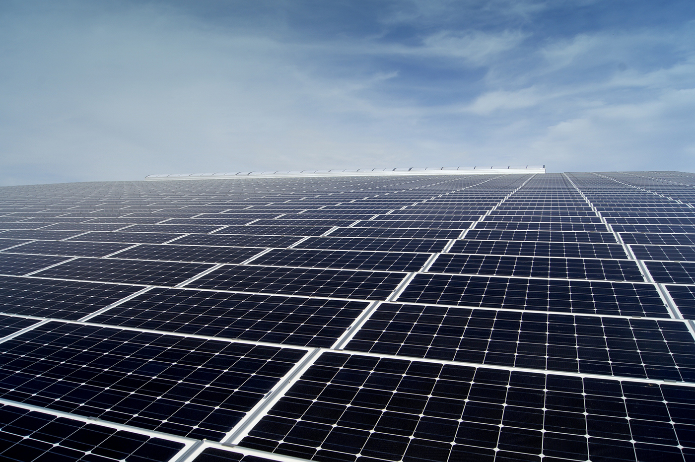 Aufständerung von Solarmodulen