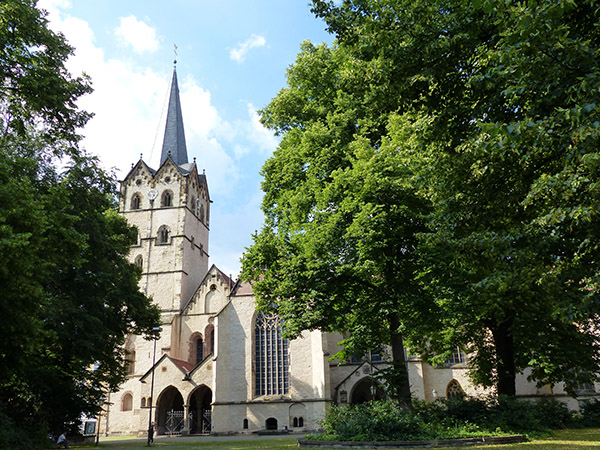 Kirche der Stadt Herford in Nordrhein-Westfalen